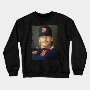 Dan Gladden in Minnesota Twins Crewneck Sweatshirt